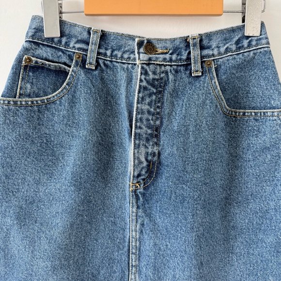 Vintage Guess by Georges Marciano Denim Mini Skirt High Waist XS Canada - Picture 4 of 11